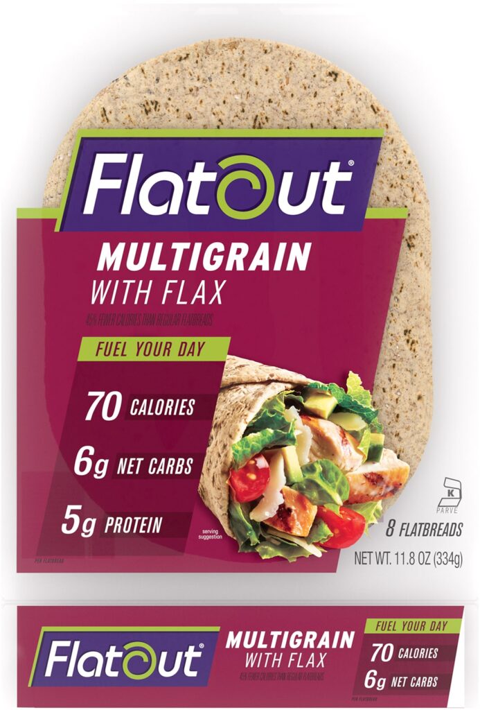 Flatout Multigrain With Flax Flatbread Flatout