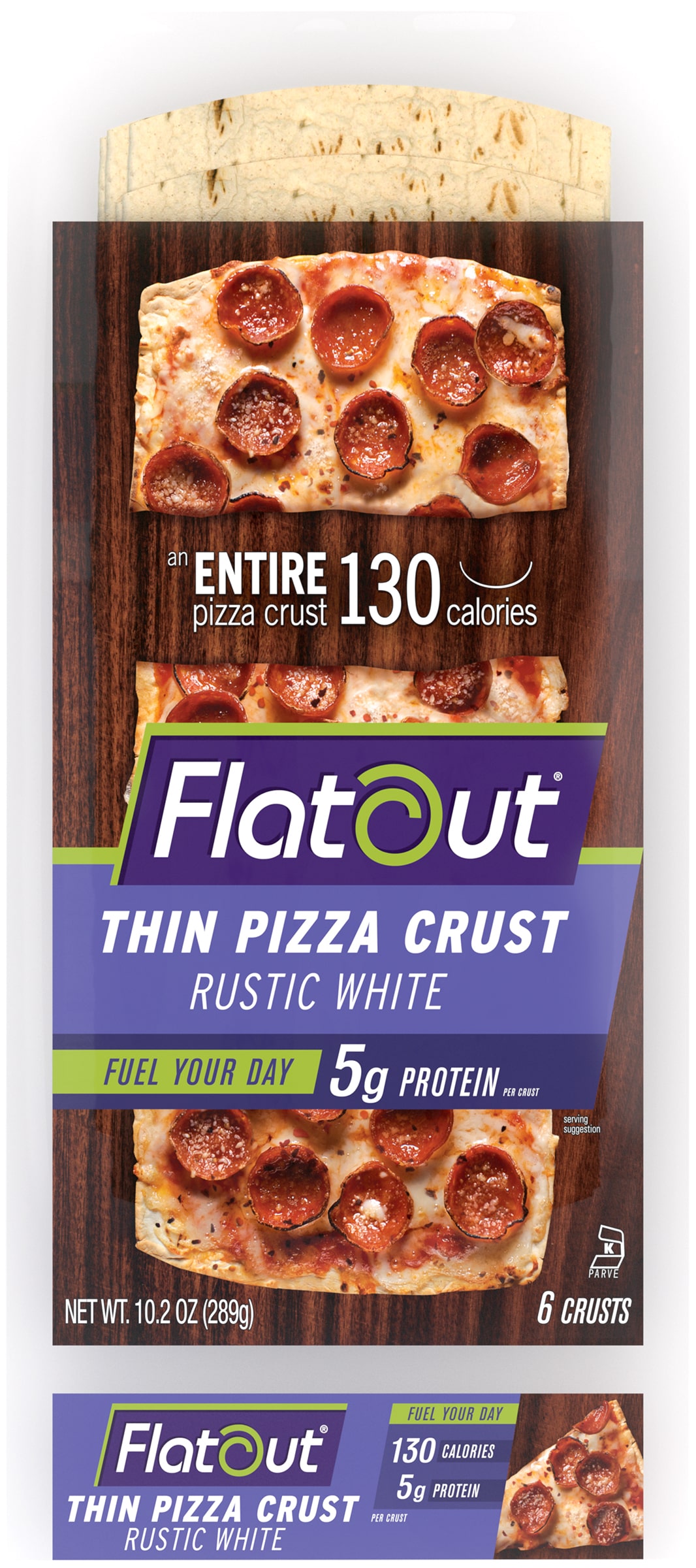 Flatout® Rustic White Artisan Thin Pizza Crusts