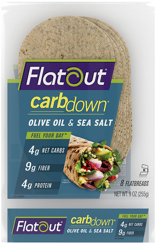 Flatout® CarbDown Olive Oil & Sea Salt Flatbread