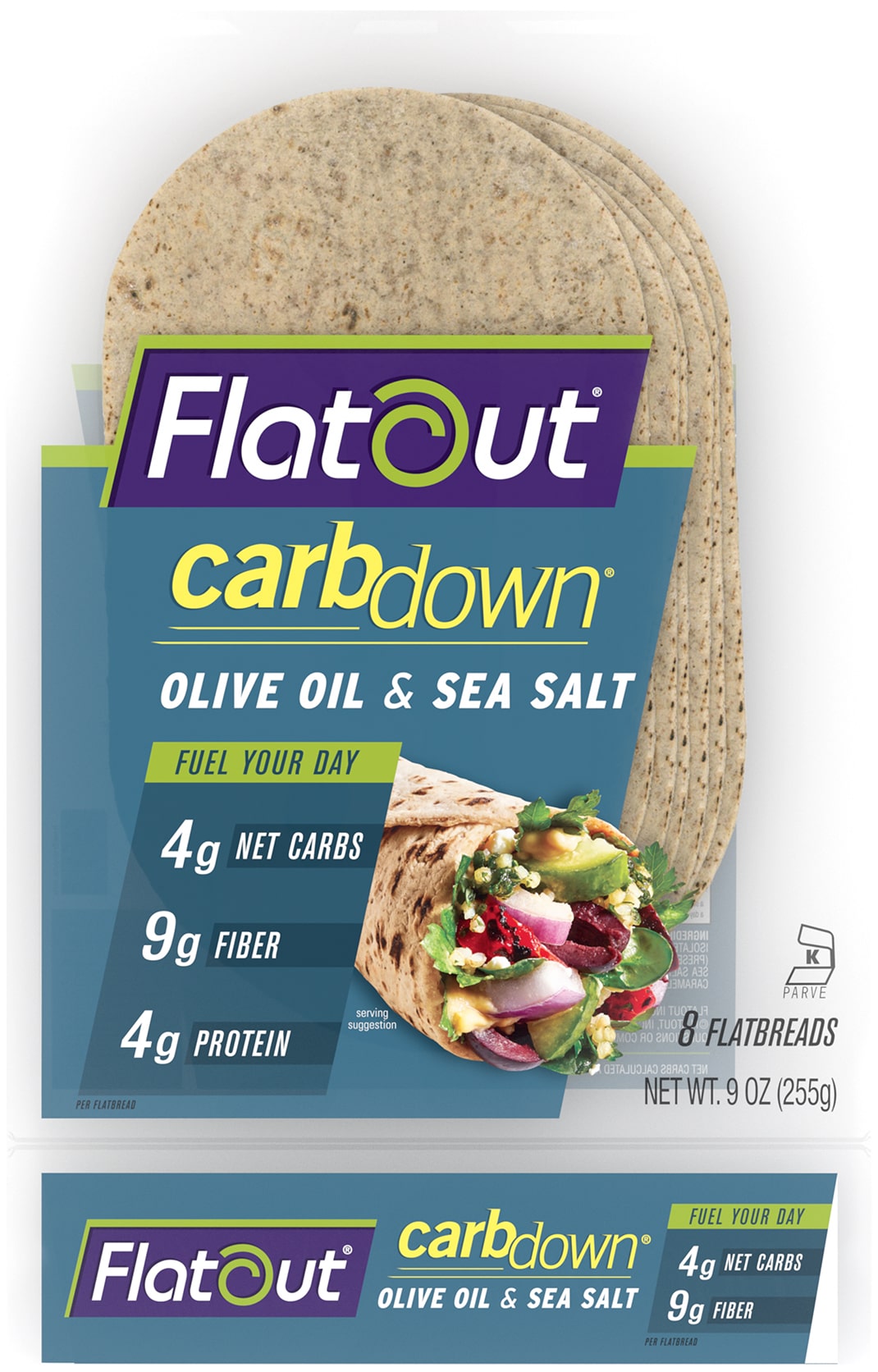 CarbDown Olive Oil & Sea Salt Flatbread
