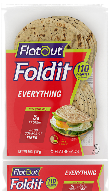 flatout foldit 5 grain flax flatbread