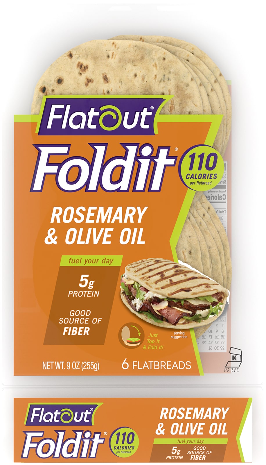 Flatout® Foldit Rosemary & Olive Oil Flatbread