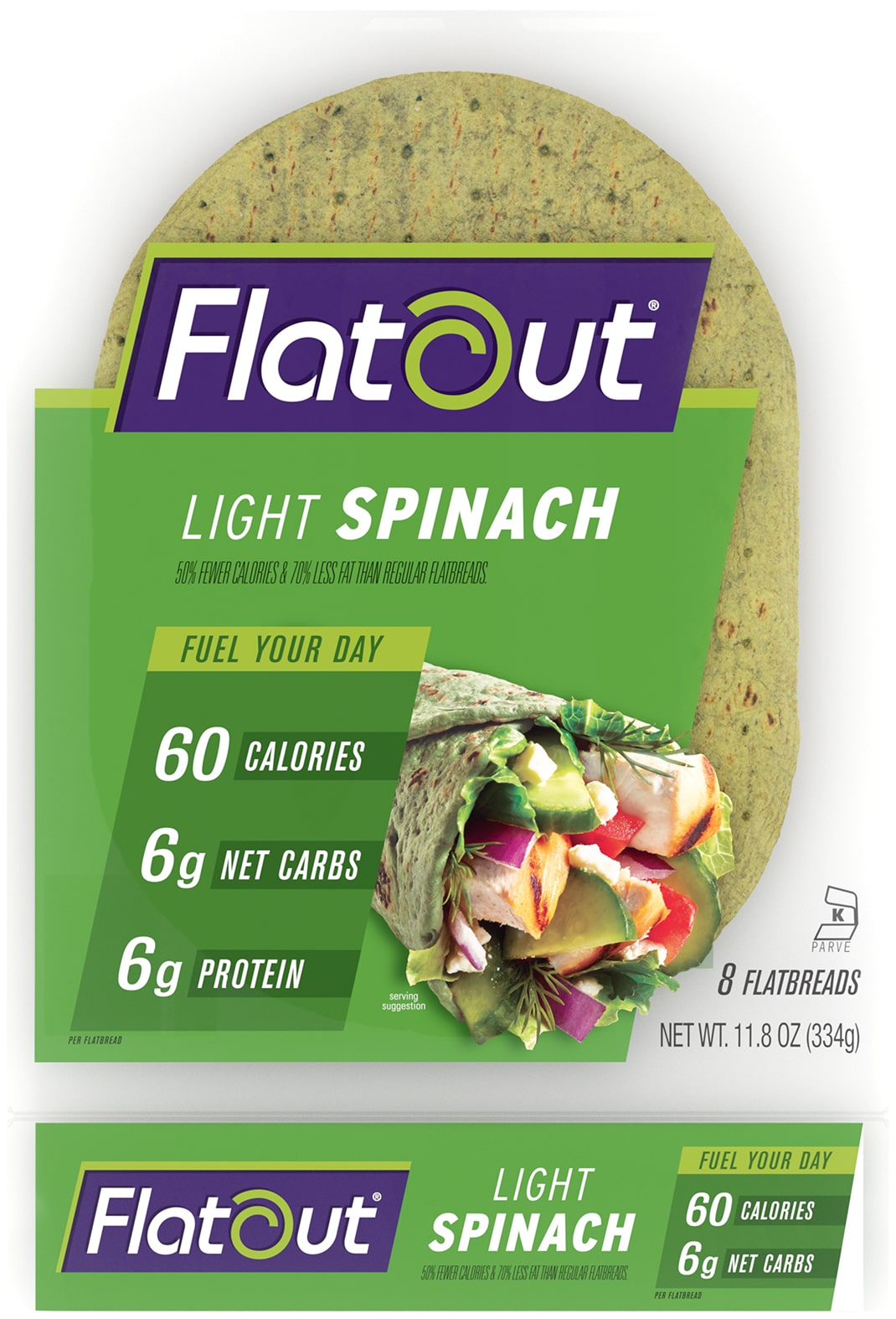 Light Spinach Flatbread